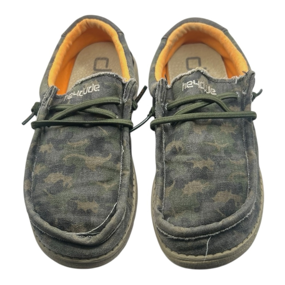 🟩 Hey‎ Dude Wally Youth Camouflage Slip-Ons – Kids K13